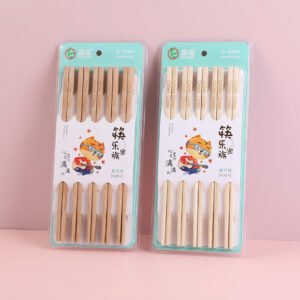 Palillos de bambú sin laca (carbonizados) 10 piezas