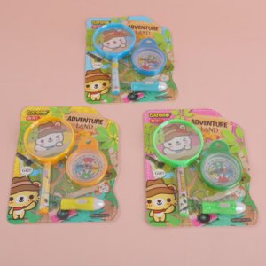 Kit de Aventura en la Jungla (Lupa + Brújula + Linterna)-2089