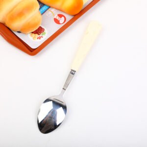 Cuchara con mango de cerámica para queso-BZJ-TC10