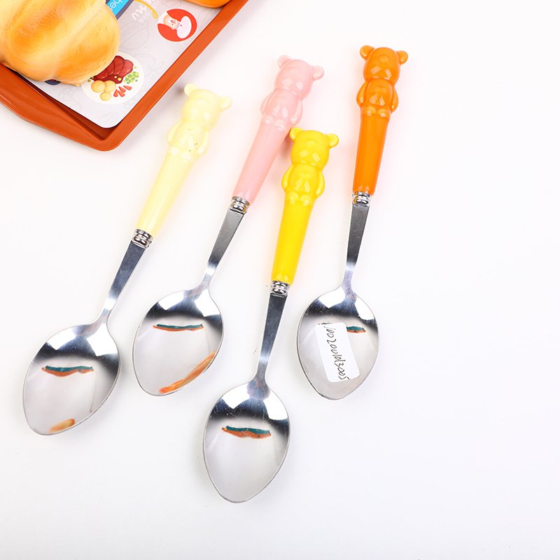 Cuchara con mango de cerámica Oso-BZJ-TC05