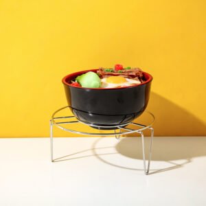 Rejilla alta de acero inoxidable para cocinar al vapor 6*3 pulgadas