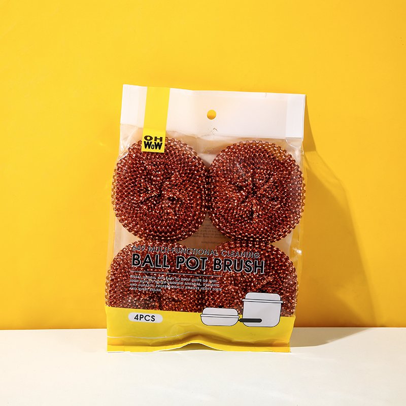 Cepillo multiusos para limpiar ollas de bola-4PCS-649