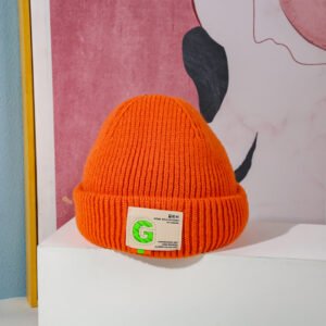 Gorro de lana Simple G Label - Naranja