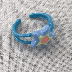 Anillo de estrella esmaltada XJ0015