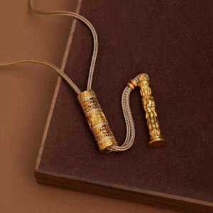 Collar de Buda de Oro Portátil