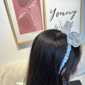 bobo Crystal Gauze - Pearl Bunny Ear Headband