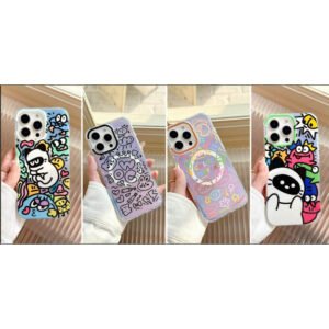 Fundas de teléfono Magnetic Graffiti para iPhone 15 Pro Max