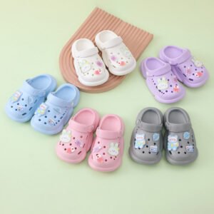 Zapatillas para niños con Insignia acrílica - Azul claro 30-31