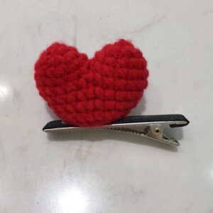 Peinilla de corazón rojo