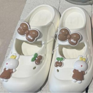 Zapatillas de Mujer Conejo Blanco Juguetón - Blanco 35-36