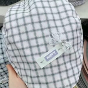 Sombrero de cadete a cuadros - Rosa