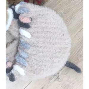 Gorro De Punto Con Corbata - Beige