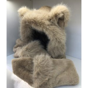 Conjunto básico de tres piezas de orejas de oso clásico - Café