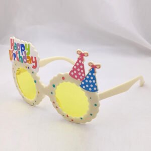 Feliz Cumpleaños Espejo Decorativo Infantil - Amarillo