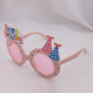 Espejo decorativo para niños de Feliz cumpleaños - Rosa