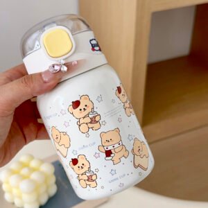 Taza termos de oso de té con leche 350ml