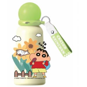 Crayon Shinchan Bubble Vaso Aislado Portátil 360ml Verde