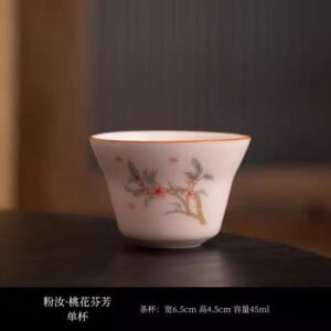 Copa de flor de durazno