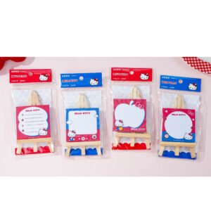 Serie Hello Kitty Red-Blue - Memo de caballete (con caja interior)