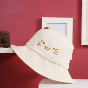 Sombrero de pescador para niños con gato lindo