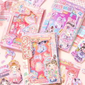 Sparkling Career Dress-Up Stickers (32 Sheets) – Artisan (Purple)