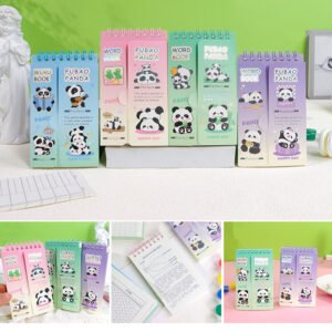XX-64925 Libro de palabras con sello de plata Panda