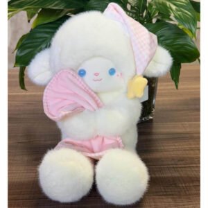 Sheep Comfort Plush 33cm – Pink Blanket