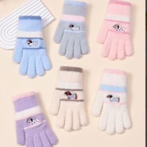 Guantes de cinco dedos para niños C-5595 Spotted Dog