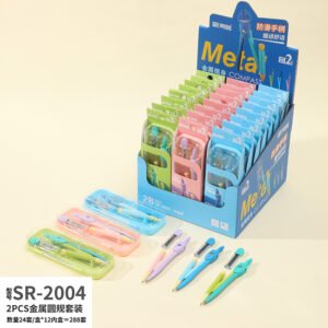 Medidor de círculos de metal en color macarrón Juego de 2 piezas 2004