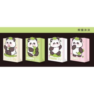 Panda Momo Series Vertical Pequeña Bolsa de Regalo 318-4S