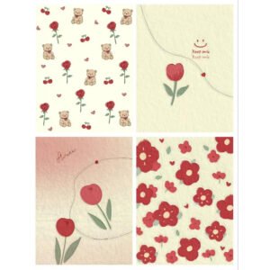 Little Bear Flower Series Edición Vertical Pequeña 8518-3S