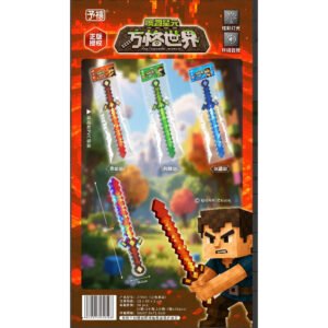 Block World – Flame Sword / Thorn Sword / Ice-Blue Sword (with sound and light)