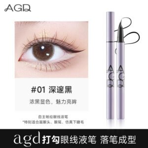 AGD Small Curved Liquid Eyeliner 01 Black