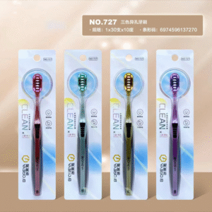 Cepillo dental heteroporoso tricolor-NO.727