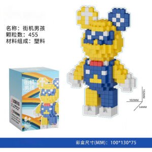 Bloques educativos - Arcade Boy Bear Building Set - 455pcs