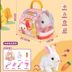 Juego de conejera de conejo para mascotas en cápsula (2 tipos)