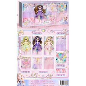 Sweet Angel Dress-Up Doll – Purple