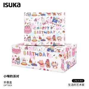 Caja plegable Kitty's Party (Mediana)