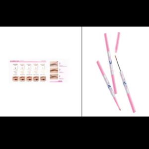 2-en-1 Lápiz de cejas + Gel tinte 02 - Marrón lino