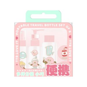 Set de botellas de viaje TTR de 6