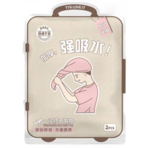 TTR Capucha Secadora de Cabello Desechable para Viajes 2pcs