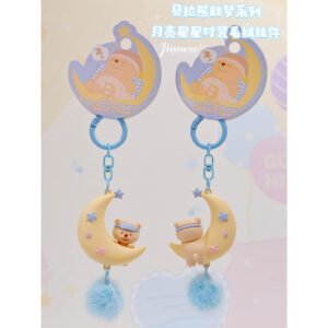 Serie Bella Bear Sweet Dream Lunar PVC Keychain