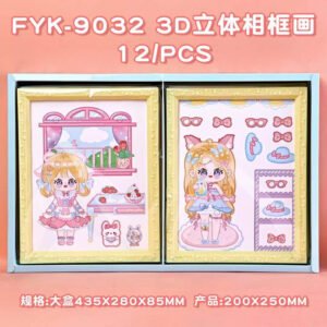 Nuevo producto FYK-9032 Marco de fotos Diorama(20*25)
