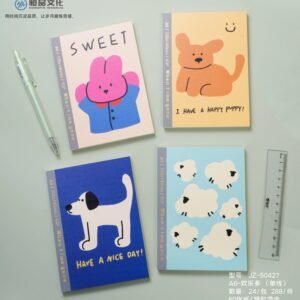 Cuaderno A6 Happy Days (Rayado)