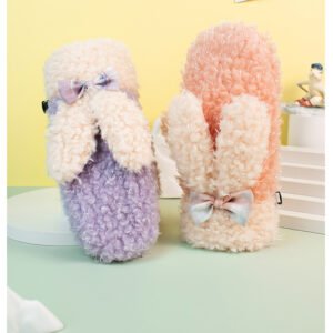 Guantes de orejas de conejo