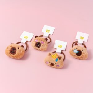 Lazo de pelo de peluche de capibara