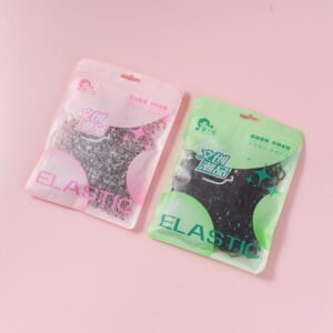 Black Bagged Hair Ties -1169
