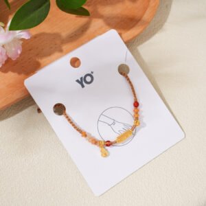 Pulsera tejida de suerte