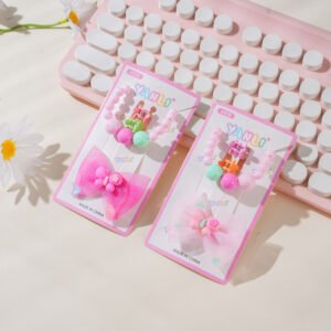 Conjunto de pulsera + peineta de mariposa