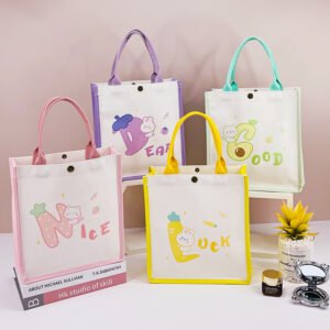 Bolsa cuadrada de lona - Serie Pet Orchard